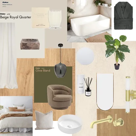 Master bedroom Interior Design Mood Board by charline.barre@studytafensw.edu.au on Style Sourcebook