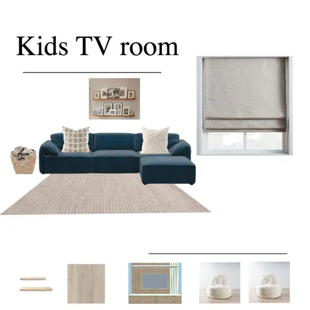 Madrie Kids TV room Interior Design Mood Board by mene@slowlivinginteriordesignstudio.com on Style Sourcebook