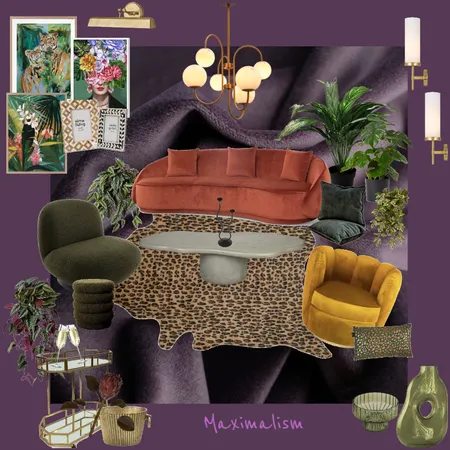 Maximalism Interior Design Mood Board by Shelby on Style Sourcebook