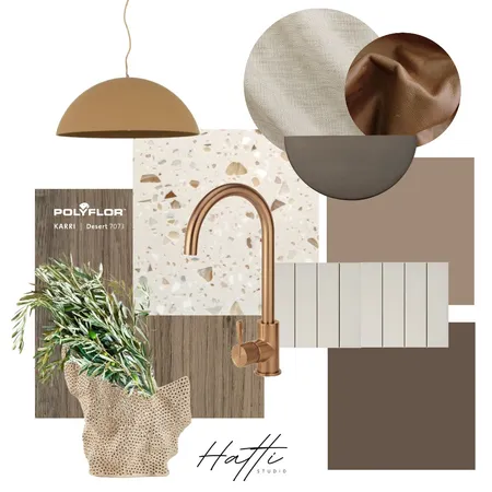 Karri Desert polyflor kitchen Interior Design Mood Board by Hatti Interiors on Style Sourcebook