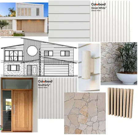 Thompson Front Exterior Interior Design Mood Board by Kylie Cahill on Style Sourcebook