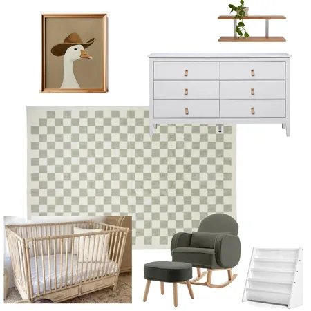 Nursery #2 greens Interior Design Mood Board by hangilbert on Style Sourcebook