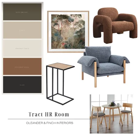 Tract, HR room v 2 Interior Design Mood Board by Oleander & Finch Interiors on Style Sourcebook