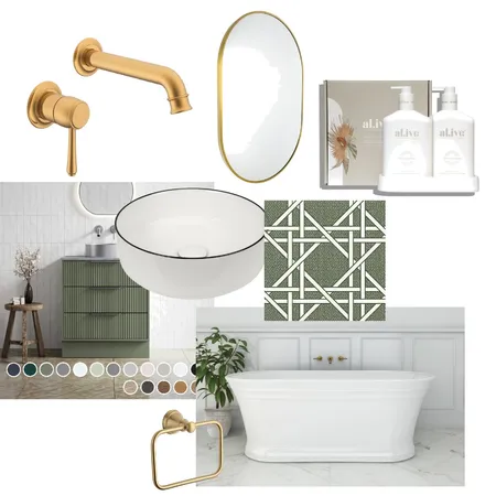 baño Interior Design Mood Board by sondealba@gmail.com on Style Sourcebook