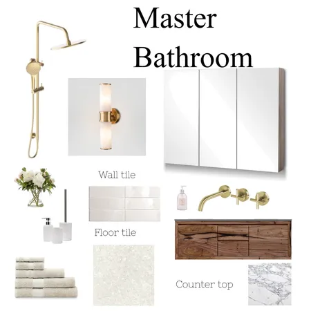 Master Bathroom Interior Design Mood Board by Jennifer2807 on Style Sourcebook