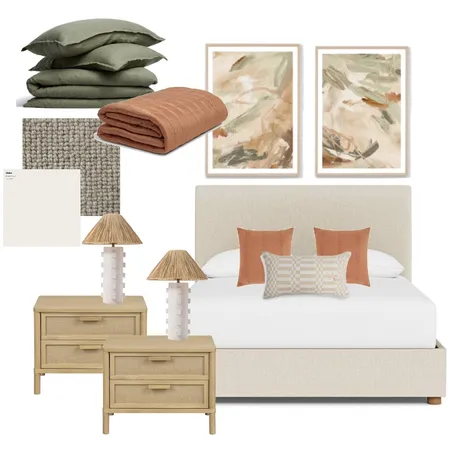 Ms Madden bedroom one Interior Design Mood Board by tlaws on Style Sourcebook