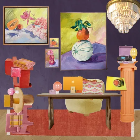Moody Library Interior Design Mood Board by dl2407 on Style Sourcebook