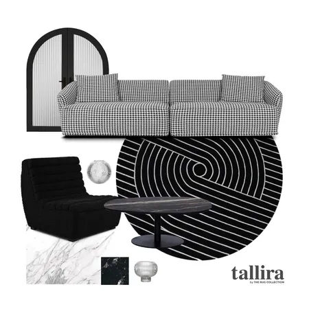 NOIR FILM Interior Design Mood Board by Tallira | The Rug Collection on Style Sourcebook