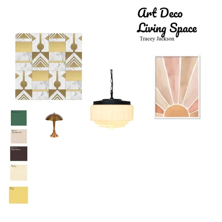 Art Deco Living Space Interior Design Mood Board by trryjac on Style Sourcebook