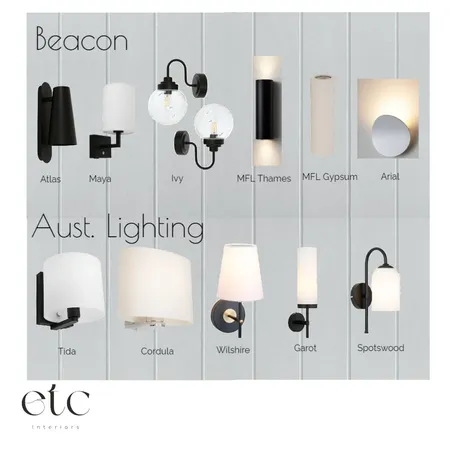 Lighting Interior Design Mood Board by Etc Interiors on Style Sourcebook