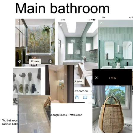 Main bathroom Interior Design Mood Board by 597Redbank on Style Sourcebook