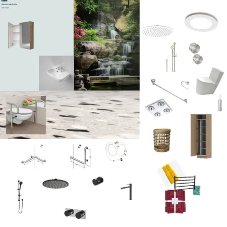 styleboard  extra needs bathroom Interior Design Mood Board by Paless Homes on Style Sourcebook