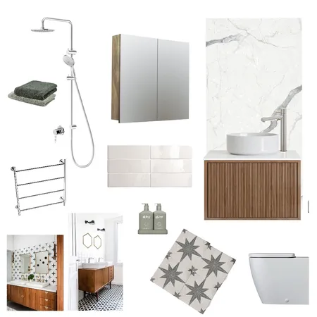 eulo st ensuite mid century Interior Design Mood Board by brigid on Style Sourcebook