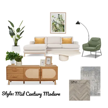 mid century modern Interior Design Mood Board by fereshteh121215 on Style Sourcebook