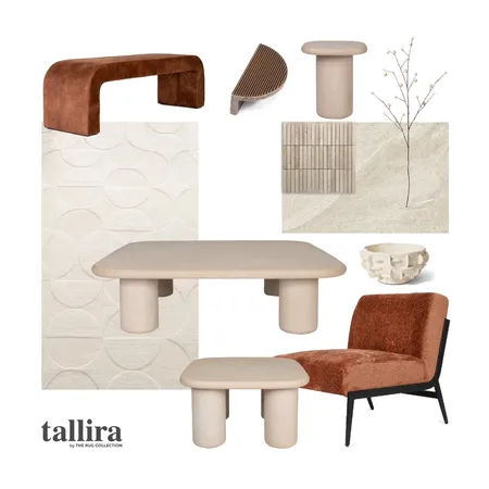 RUST PLAY Interior Design Mood Board by Tallira | The Rug Collection on Style Sourcebook