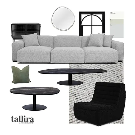 URBAN MONO Interior Design Mood Board by Tallira | The Rug Collection on Style Sourcebook