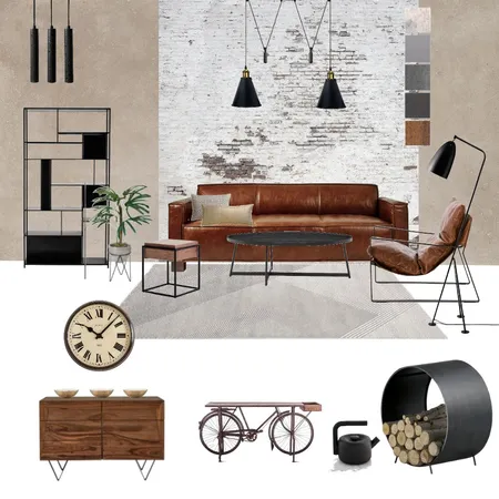 industrial 1 Interior Design Mood Board by Sanaztorbati2016@gmail.com on Style Sourcebook