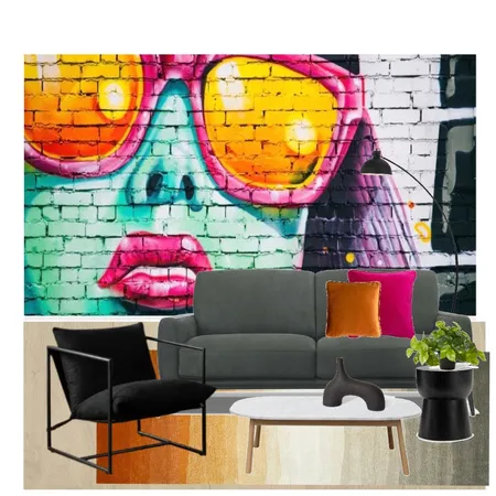 Urban Street Art Interior Design Mood Board by Styled By Lorraine Dowdeswell on Style Sourcebook