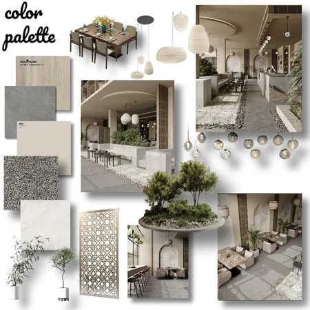 cafe indoor Interior Design Mood Board by salmakhaledr@gmail.com on Style Sourcebook
