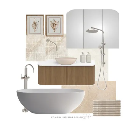 MODI-TERRANEAN ENSUITE Interior Design Mood Board by Komaha Interior Design on Style Sourcebook