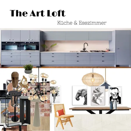 The Art Loft Küche & Esszimmer Interior Design Mood Board by Karuna on Style Sourcebook