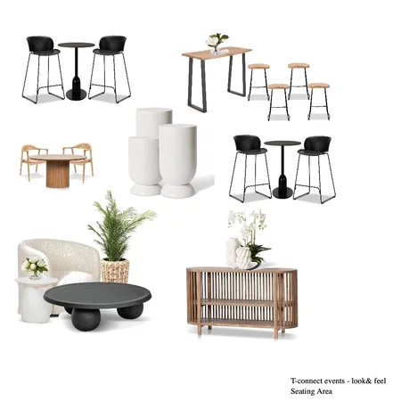 T-connect events - Look& Feel - Seating Area Interior Design Mood Board by Paballo on Style Sourcebook