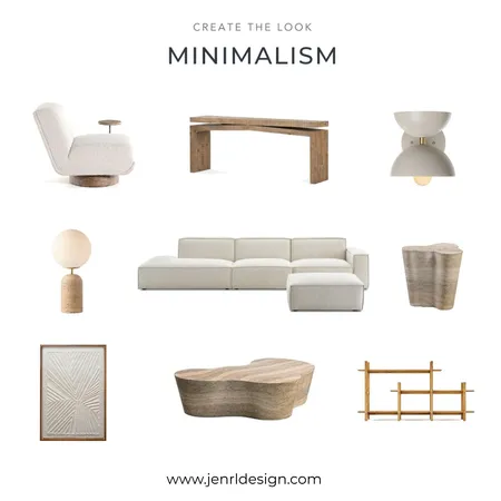 Minimalism - Create the Look Interior Design Mood Board by JenRL Design on Style Sourcebook