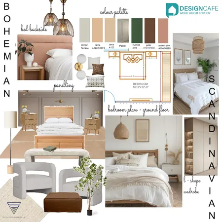 bohemian + Scandinavian Interior Design Mood Board by kanishka.sdcllp@outlook.com on Style Sourcebook