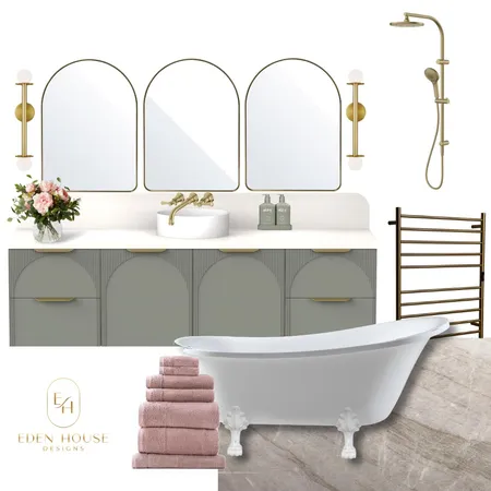 Bathroom Interior Design Mood Board by Eden House Designs on Style Sourcebook