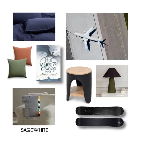 Coen's Room Interior Design Mood Board by Sage White Interiors on Style Sourcebook