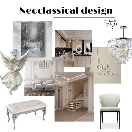 Neoclassical style Interior Design Mood Board by melikashahba1 on Style Sourcebook