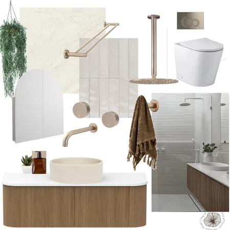 Organic Bathroom Renovation Interior Design Mood Board by Michelle Canny Interiors on Style Sourcebook