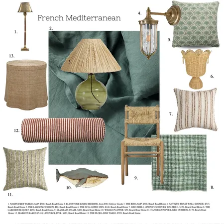 French Mediterranean Interiors available via Beach Road Home Interior Design Mood Board by Beach Road on Style Sourcebook