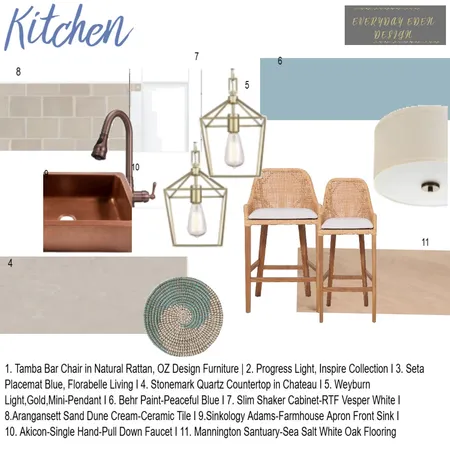 Sample Board-Kitchen Interior Design Mood Board by Everyday Eden on Style Sourcebook