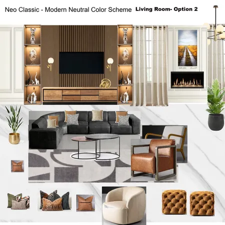 Living Room option with Grey Modular Couch Interior Design Mood Board by Asma Murekatete on Style Sourcebook
