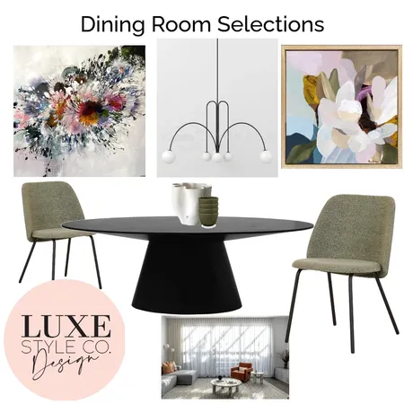 Oregano Contemporary Dining Room Interior Design Mood Board by Luxe Style Co. on Style Sourcebook