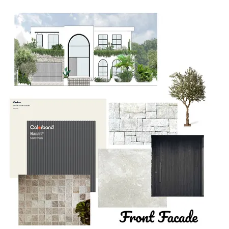 Front Facade - Dark Roof Interior Design Mood Board by Sheilzy on Style Sourcebook