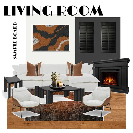 living room sample board Interior Design Mood Board by HaneenDwellingDreams on Style Sourcebook