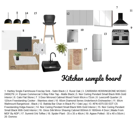 Kitchen Interior Design Mood Board by SemSo Interior Design on Style Sourcebook