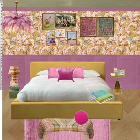 Old Hollywood Bedroom Wall Interior Design Mood Board by dl2407 on Style Sourcebook