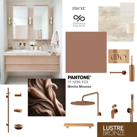 Meir x Darren Palmer ~ Lustre Bronze Collection Interior Design Mood Board by Meir on Style Sourcebook