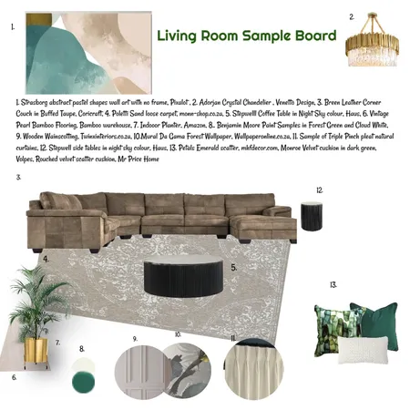 Living room in Monochromatic 12-12-24.3 Interior Design Mood Board by JudyK on Style Sourcebook