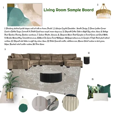 Living room in Monochromatic 12-12-24.3 Interior Design Mood Board by JudyK on Style Sourcebook