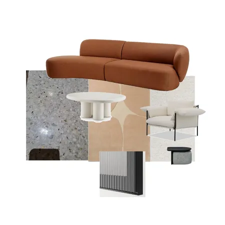 Lounge room 4 - orange Interior Design Mood Board by JesSib on Style Sourcebook