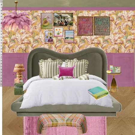 Old Hollywood Bedroom Wall Interior Design Mood Board by dl2407 on Style Sourcebook