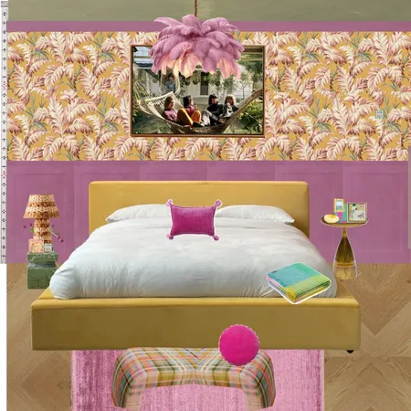 Old Hollywood Bedroom Wall Interior Design Mood Board by dl2407 on Style Sourcebook