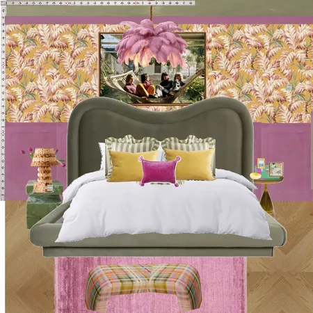 Old Hollywood Bedroom Wall Interior Design Mood Board by dl2407 on Style Sourcebook