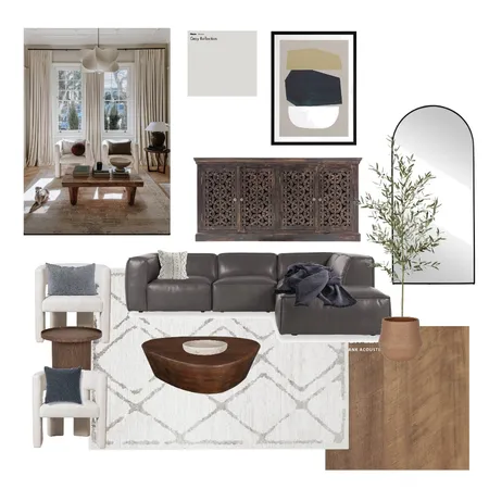 Blue Living room Interior Design Mood Board by ChesaMarieDesigns on Style Sourcebook