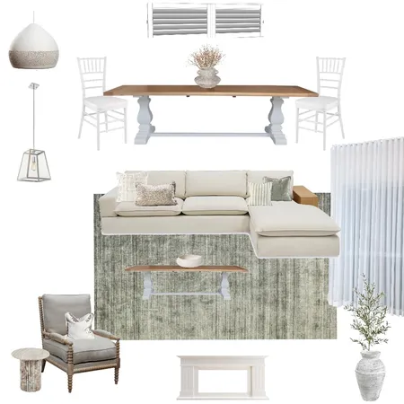 Mt Pleasant Living/Dining Interior Design Mood Board by Amanda Lee Interiors on Style Sourcebook