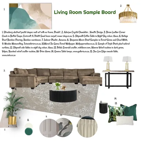 Living room in Monochromatic 17-12-24.5 Interior Design Mood Board by JudyK on Style Sourcebook